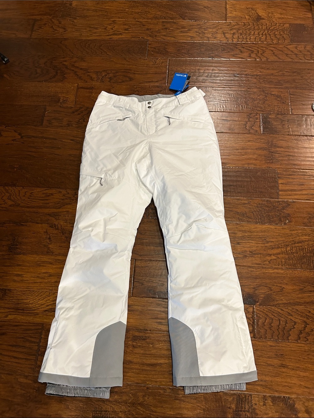 NWT Columbia white  ski pants, size medium